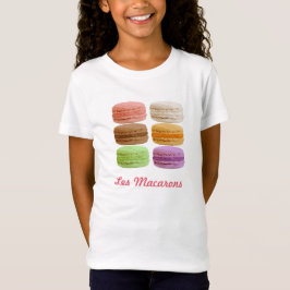 Camiseta Galletas de Macaron - pasteles muti-coloreados