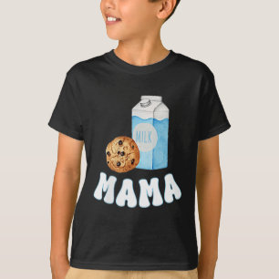 Camiseta Galletas de Mama Leche Cumpleaños Uno 1º Familia M