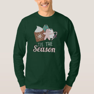 Camiseta Galletas de Navidad Es la Temporada Chocolate Cali