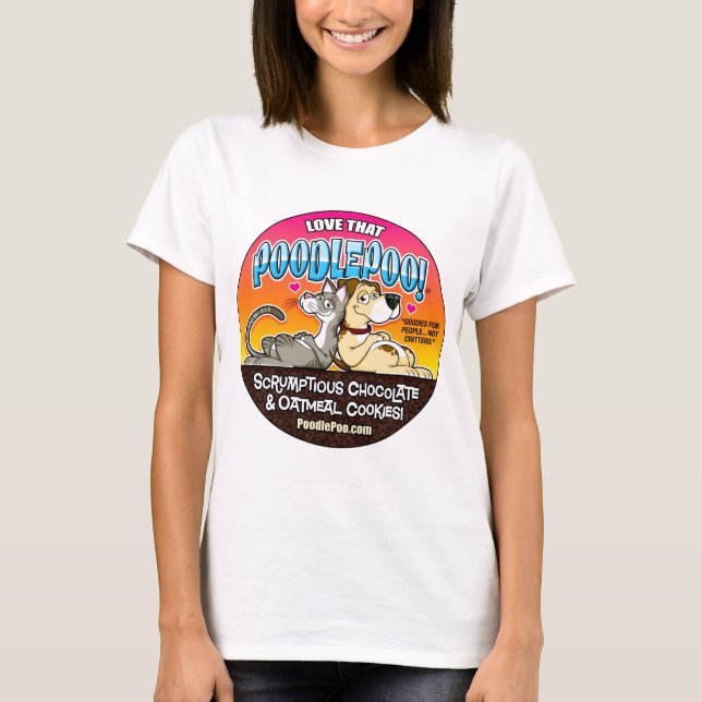 Camiseta Galletas de Poo del caniche (Anverso)