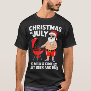 Camiseta Galletas De Santa Sin Leche Solo Bbq Navidad Diver