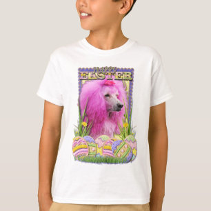 Camiseta Galletas del huevo de Pascua - caniche - rosa