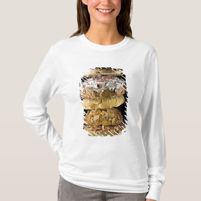 Camiseta Galletas en una pila (Anverso)