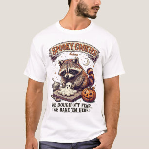 Camiseta Galletas Espeluznantes Panadería de Mapache Vintag