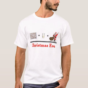 Camiseta Galletas Leche Santa = Nochebuena