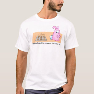 Camiseta Galletas y conejito rosado