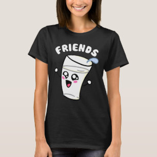 Camiseta Galletas Y Leche 2 De 2 Parejas Que Coinciden Con 