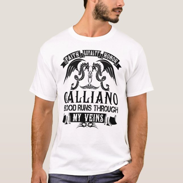 Camiseta GALLIANO Blood Runs Through My Veins (Anverso)