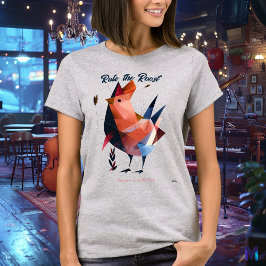 Camiseta Gallina Abstracta Regia