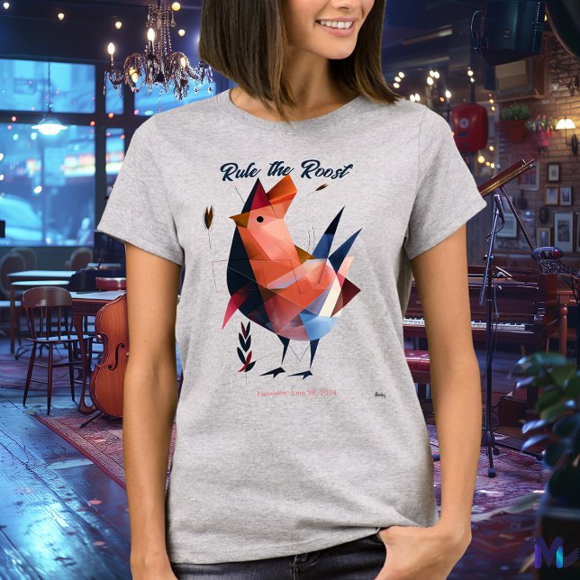 Camiseta Gallina Abstracta Regia (Subido por el creador)