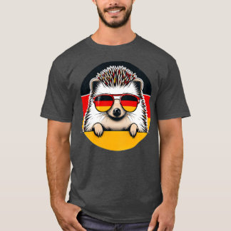 Camiseta Gallina blanca con vigas de sol y amor animal