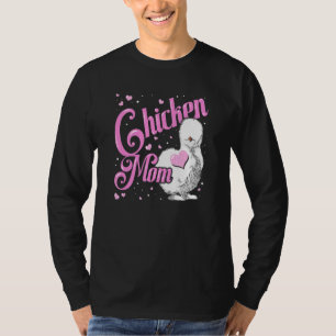 Camiseta Gallina con leche y pollo con seda gallinas con se