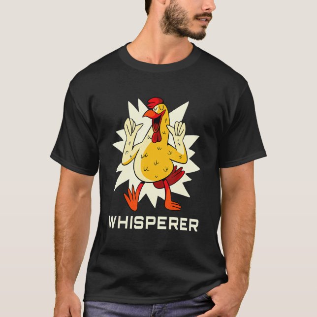 Camiseta Gallina de gallo de gallo, Whisperer (Anverso)