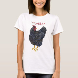 Camiseta Gallina de la madre (roca barrada)