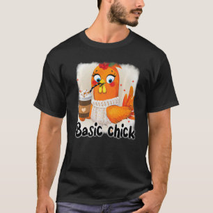 Camiseta Gallina de pollo picada gallina gallina gallo caíd