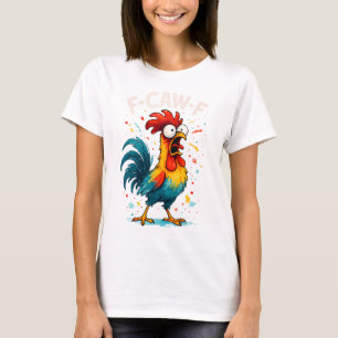 Camiseta Gallina divertida del gallo del meme de la novedad