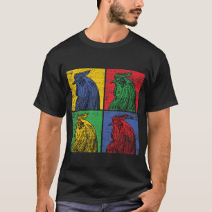 Camiseta Gallina especie de pop