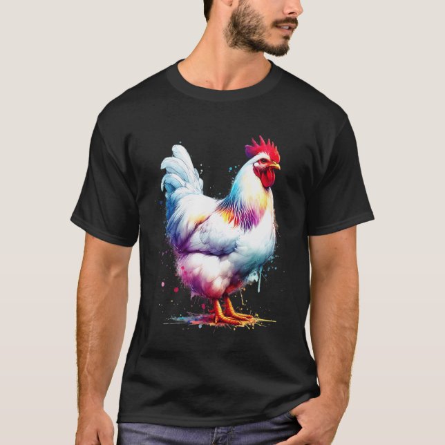 Camiseta Gallina Leghorn (Anverso)