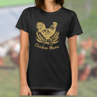 Camiseta Gallina Mamá Mujer Avícola Granjera de Huevos