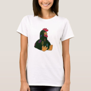 Camiseta Gallina negra