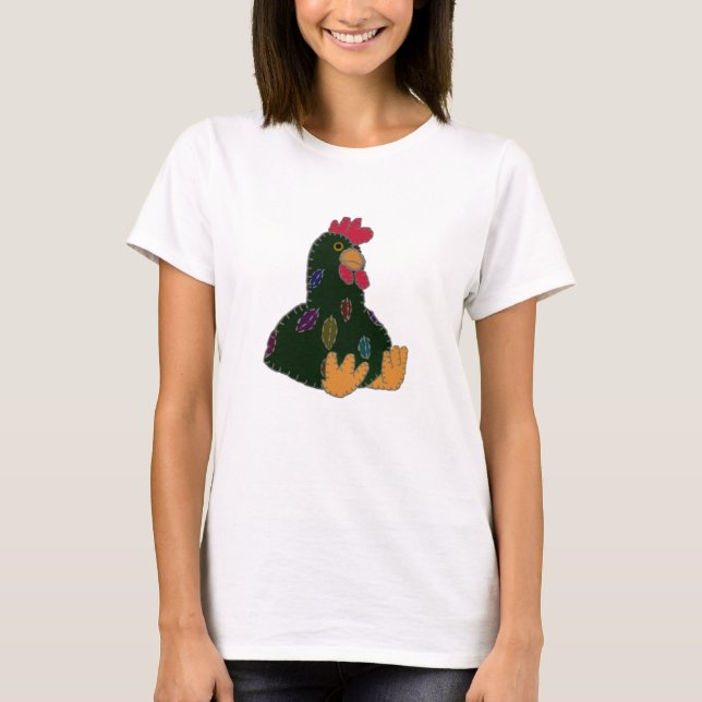 Camiseta Gallina negra (Anverso)