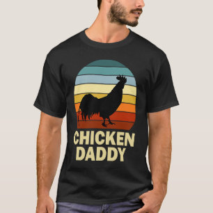 Camiseta Gallina Papá Vintage Gallina Papá Granjero