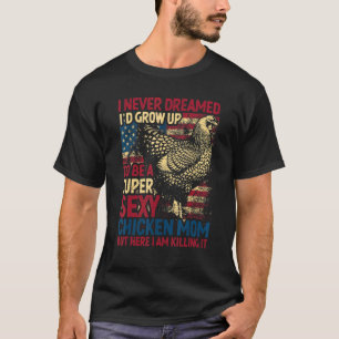 Camiseta Gallina Patriótica Mamá