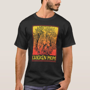 Camiseta Gallina Pet Animal Granjero Mamá Pollitos