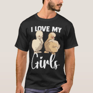 Camiseta Gallina Seda Animal Gallina Sedosa Niña