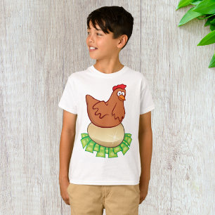 Camiseta Gallina Sobre Un Huevo De Oro