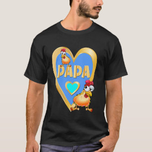 CAMISETA GALLINERO ALEMÁN FRANCÉS PAPÁ PAPÁ