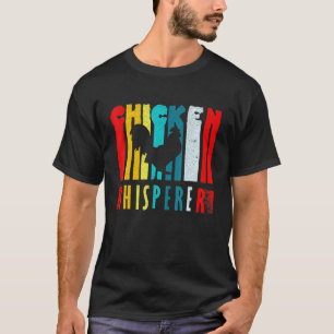Camiseta Gallinero Susurrador Retro Granjero de Pollos
