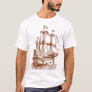 Camiseta Gallion - Nogal