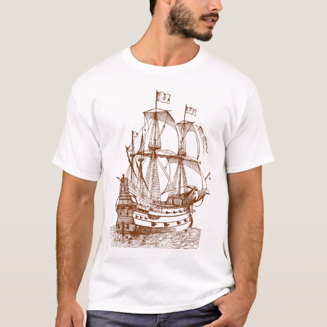 Camiseta Gallion - Nogal (Anverso)