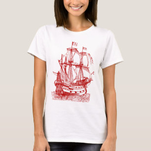 Camiseta Gallion - Rojo Rubí