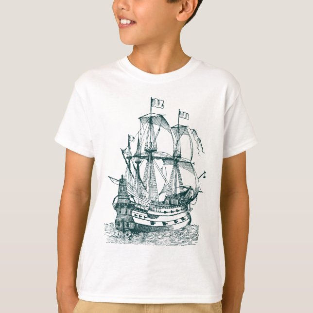 Camiseta Gallión - Verde oscuro (Anverso)