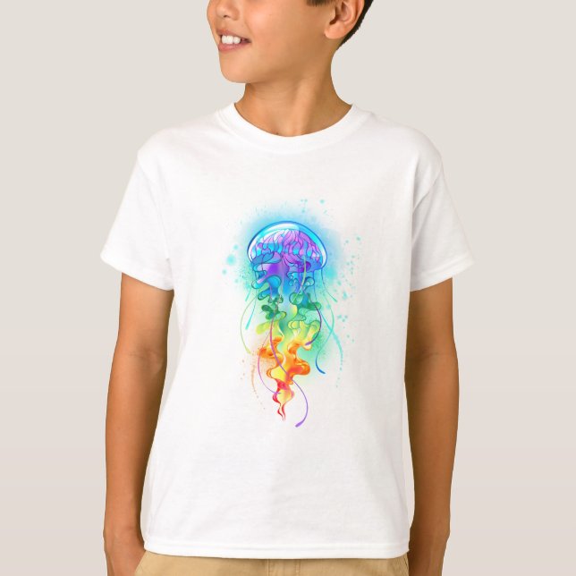 Camiseta Gallito arcoiris (Anverso)