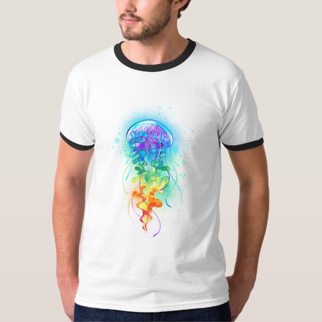 Camiseta Gallito arcoiris (Anverso)