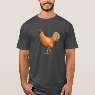 Camiseta Gallo anaranjado colorido