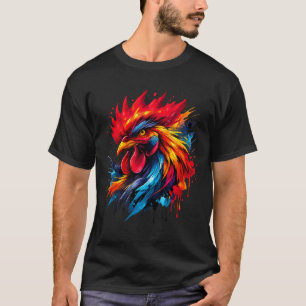 Camiseta Gallo Antiguo Enthusiasta de las Peleas de Gallos