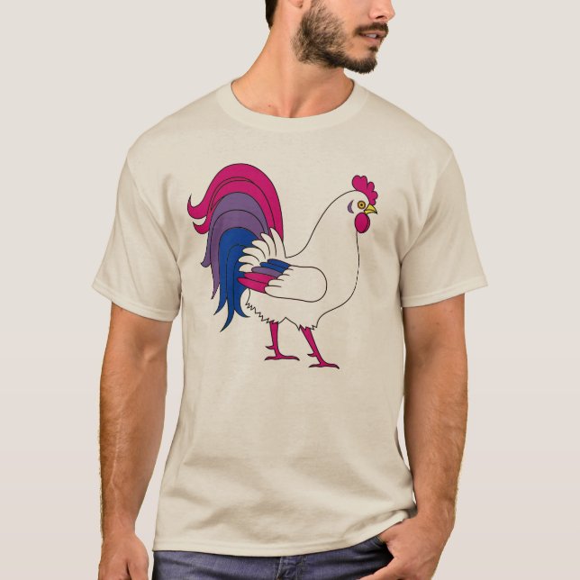 Camiseta Gallo Bisexual (Anverso)