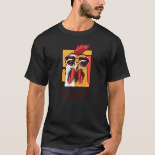 Camiseta Gallo Con Gafas De Sol Gallina Gallo