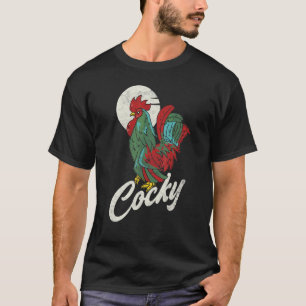 Camiseta Gallo De Cocky Para Pollo