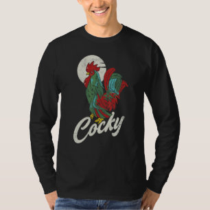 Camiseta Gallo De Cocky Para Pollo