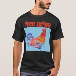 Camiseta Gallo de gallo de agua de pollo de gama libre