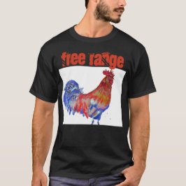 Camiseta Gallo de gallo de agua de pollo de gama libre