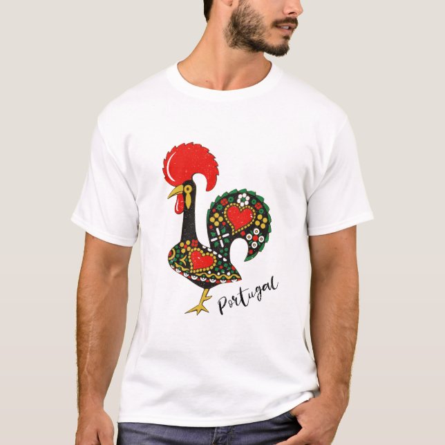 Camiseta Gallo de Galo de Barcelos portuguese (Anverso)