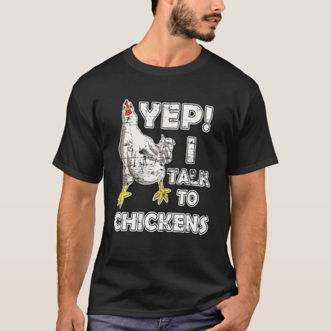 Camiseta Gallo de granja idea gallina (Anverso)