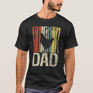 Camiseta Gallo de granjero grunge retro papá gallo