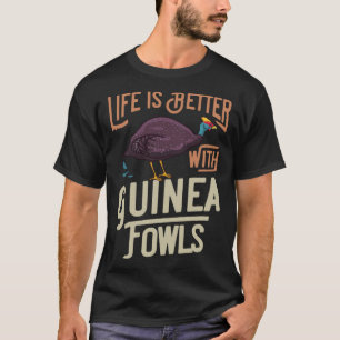 Camiseta Gallo de Guinea Granjero de Gallinas